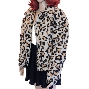 Fantastic Fawn Faux Fur Leopard Jacket